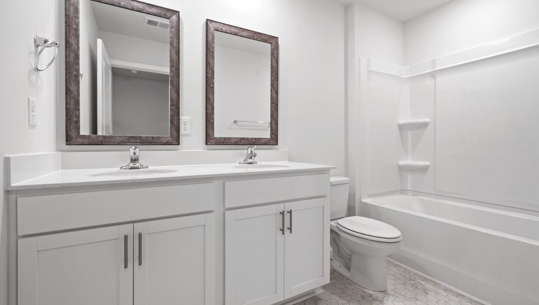 Furnished interior view inside a new home in Wildbrook Village, Waynesville (Image 11).