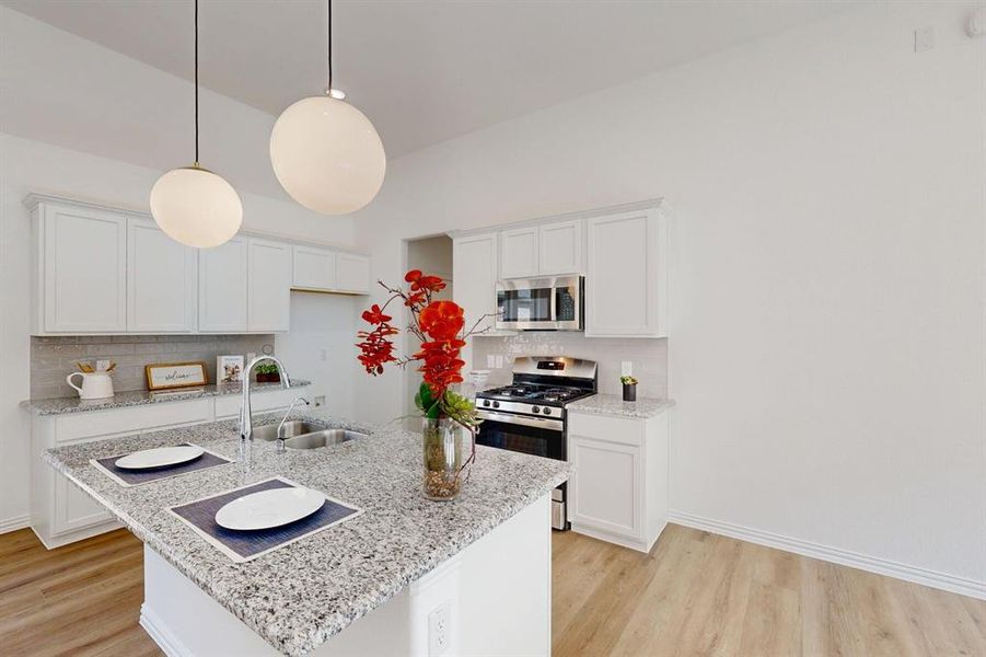Furnished interior view inside a new home in Tarrytown, Crowley (Image 6). Furnished interior view inside a new home in Tarrytown, Crowley (Image 6).