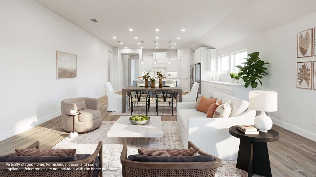 Furnished interior view inside a new home in Ventana, Fort Worth (Image 6). Furnished interior view inside a new home in Ventana, Fort Worth (Image 6).