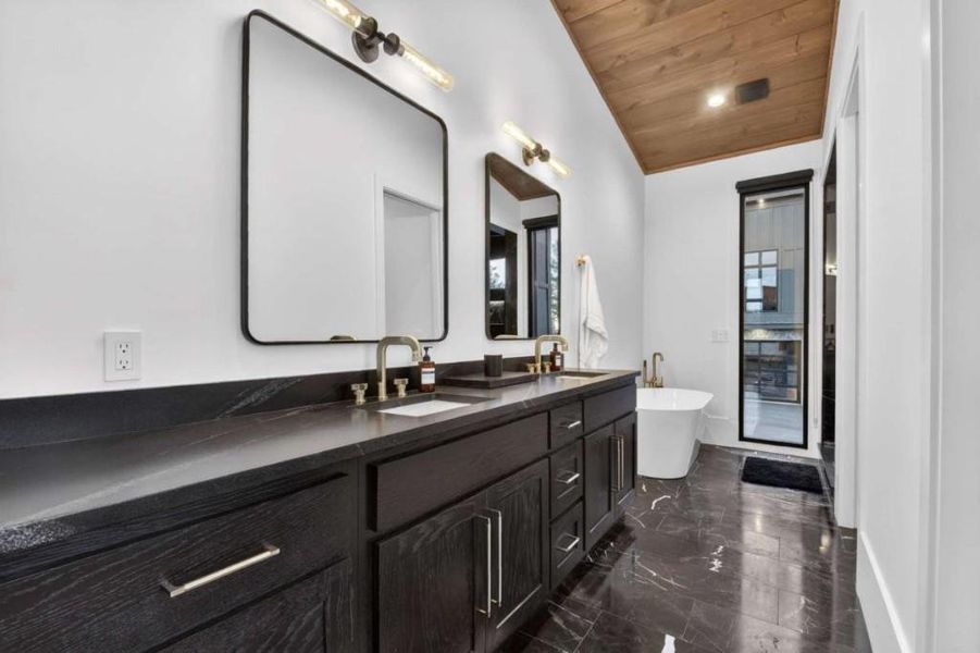 Furnished interior view inside a new home in , Mineral Bluff (Image 37).