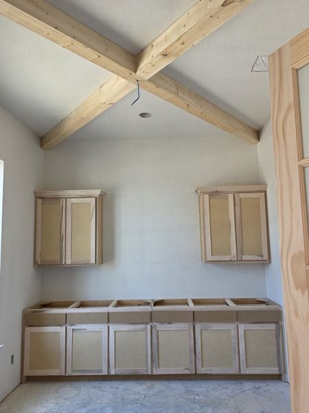 In-progress construction of a new home in Timberview Preserves, Weatherford, TX (Image 9).