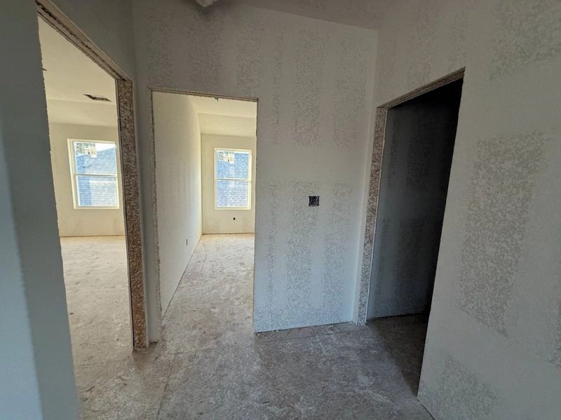 In-progress construction of a new home in La Cima, San Marcos, TX (Image 21).