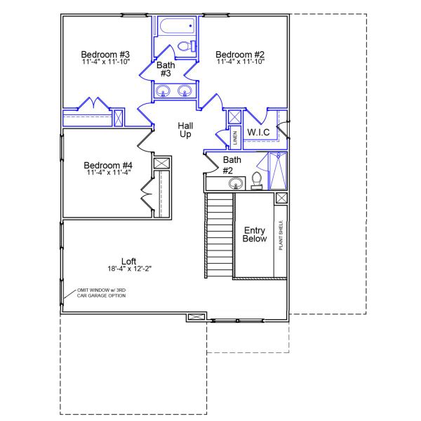 2D floor plan layout of this home in East Wynd, Hampstead, NC (Image 3). 2D floor plan layout of this home in East Wynd, Hampstead, NC (Image 3).