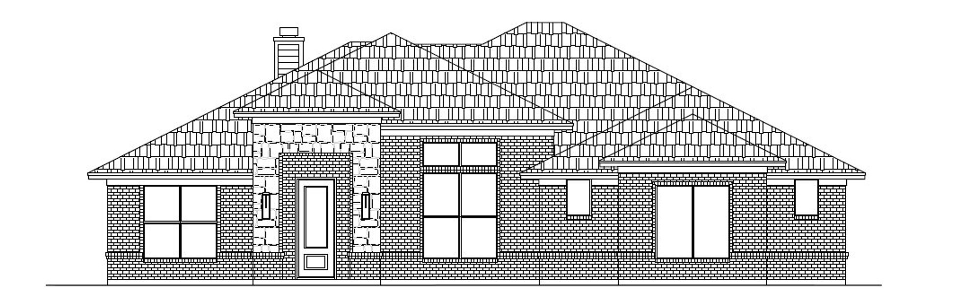 Representative exterior photo of a completed home built from the The Bryan by Kenmark Homes in Coyote Crossing, Godley, TX (Image 2). Representative exterior photo of a completed home built from the The Bryan by Kenmark Homes in Coyote Crossing, Godley, TX (Image 2).
