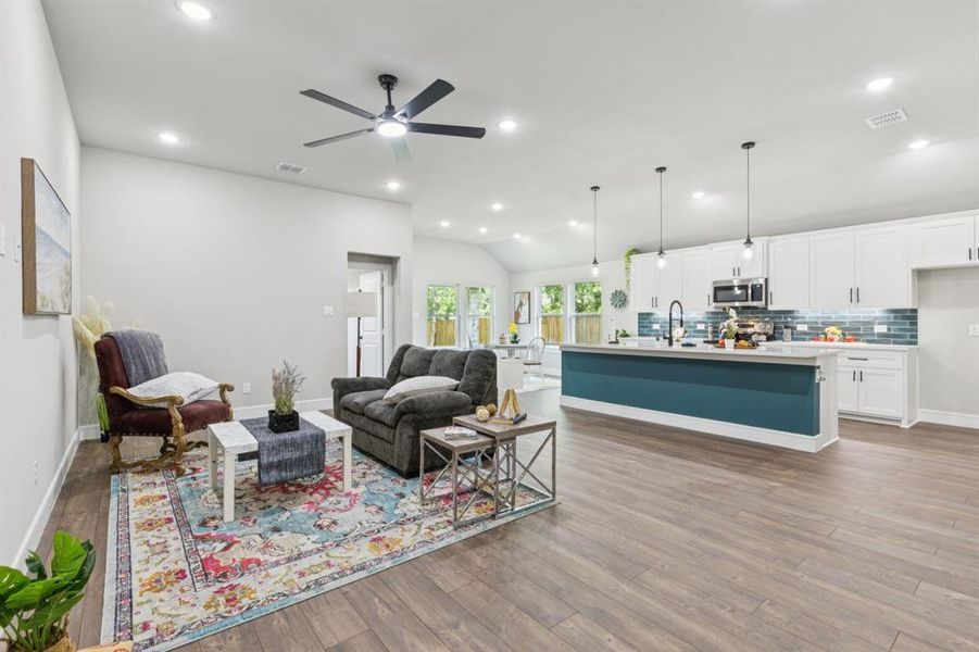 Furnished interior view inside a new home in , Terrell (Image 15).