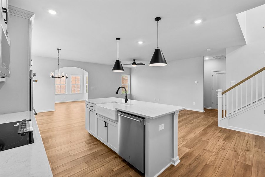 Furnished interior view inside a new home in Brooke Hill, Lewisville (Image 13). Furnished interior view inside a new home in Brooke Hill, Lewisville (Image 13).