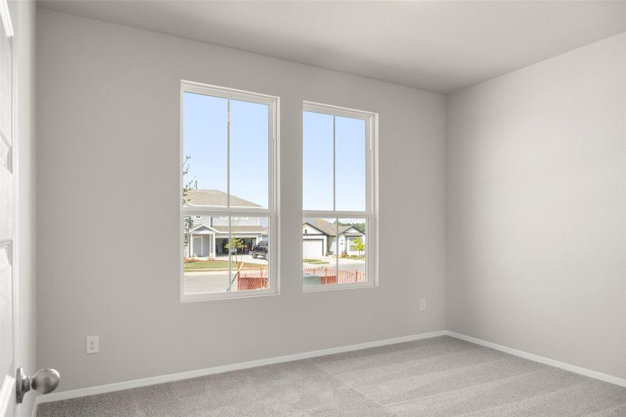 Spacious, unfurnished interior of a new home in Cloverleaf, Austin (Image 23). Spacious, unfurnished interior of a new home in Cloverleaf, Austin (Image 23).