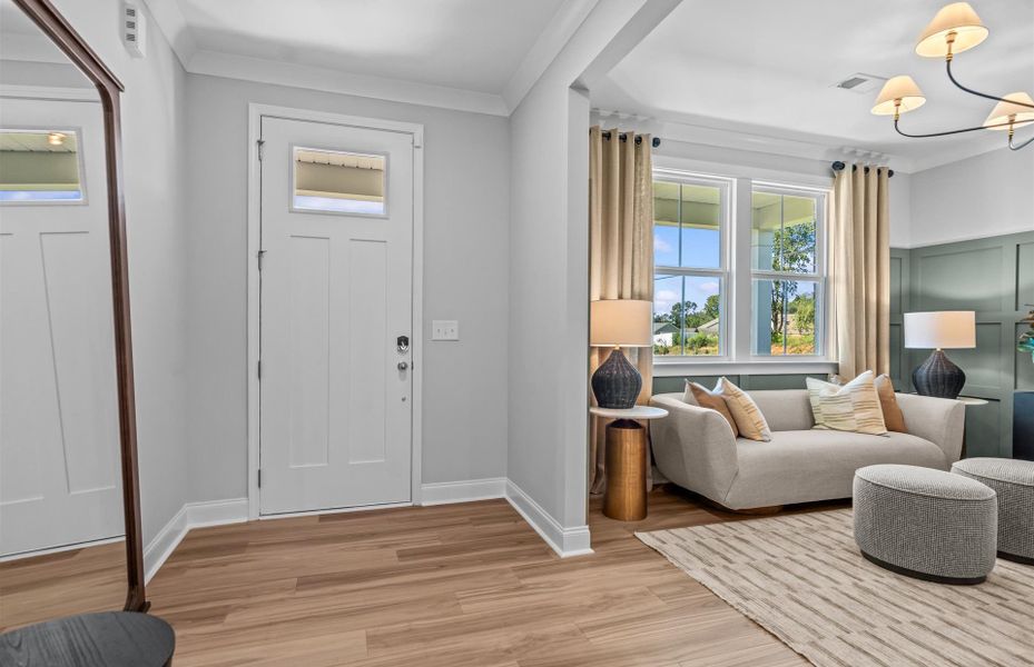 Furnished interior view inside a new home in Fox Hollow, Spartanburg (Image 18).