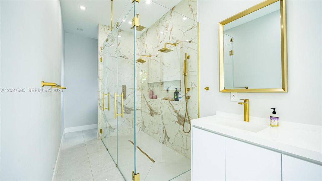 Furnished interior view inside a new home in , Miami (Image 30).