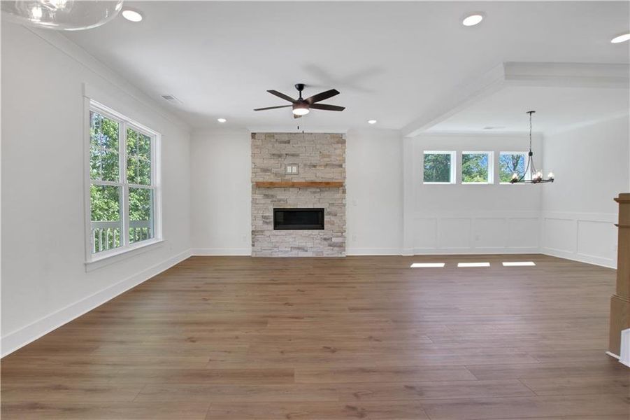 Spacious, unfurnished interior of a new home in Marble Tree, Ball Ground (Image 44).