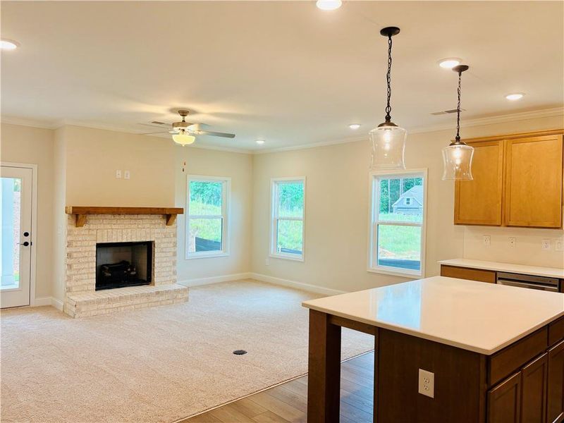 Furnished interior view inside a new home in , Villa Rica (Image 7). Furnished interior view inside a new home in , Villa Rica (Image 7).