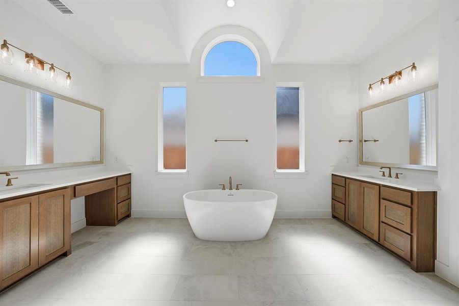 Furnished interior view inside a new home in , Prosper (Image 15).