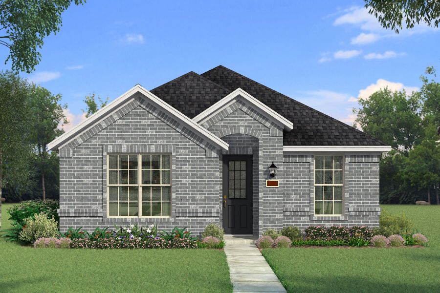 The Brazos - Traditional Elevation The Brazos - Traditional Elevation