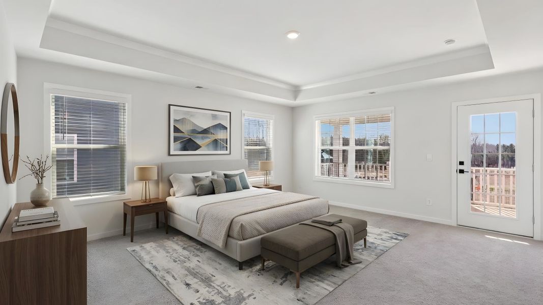 Representative furnished interior of a home built from the Calhoun by D.R. Horton in Oak Grove Hill, Huntersville (Image 6).
