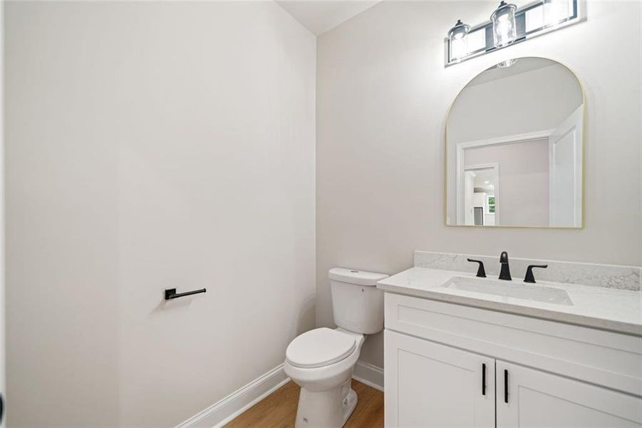 Furnished interior view inside a new home in , White (Image 8). Furnished interior view inside a new home in , White (Image 8).