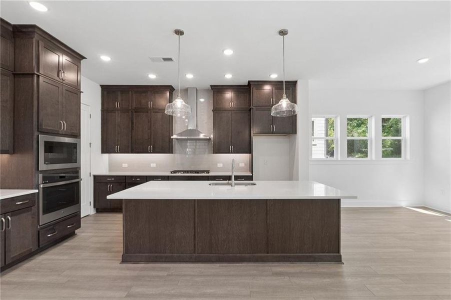 Furnished interior view inside a new home in Settingdown Farms, Cumming (Image 6).