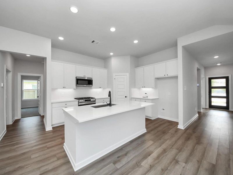 Furnished interior view inside a new home in River Ranch Meadows, Dayton (Image 7).