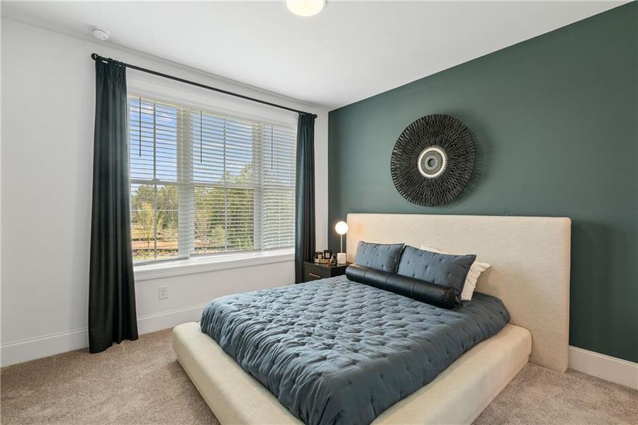 Furnished interior view inside a new home in IveyBrooke, Alpharetta (Image 21).