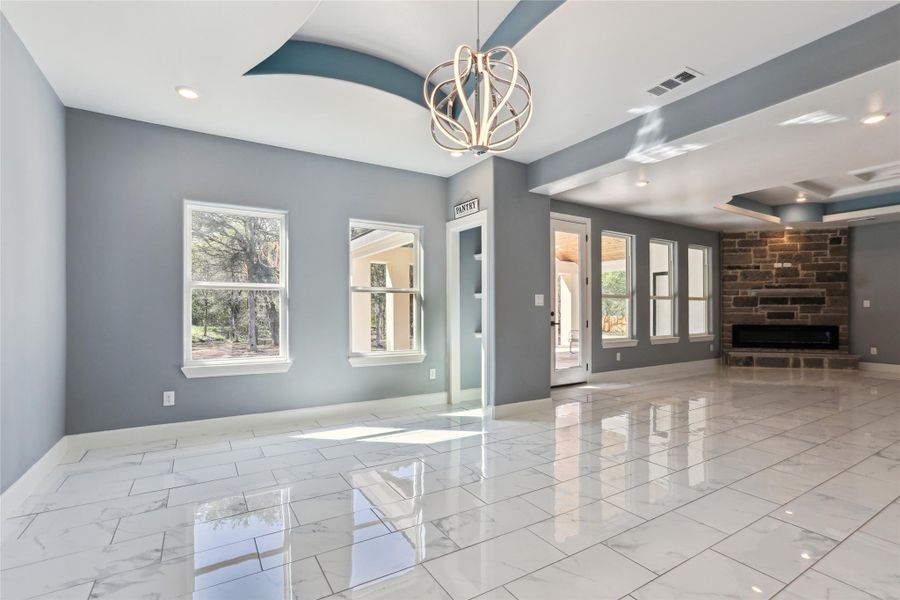 Spacious, unfurnished interior of a new home in , Cedar Creek (Image 26).