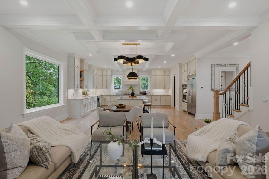Furnished interior view inside a new home in , Charlotte (Image 36).
