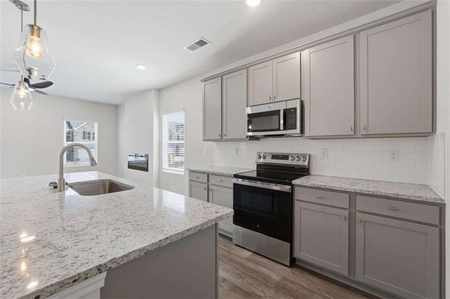 Furnished interior view inside a new home in Parkway James, Snellville (Image 4).