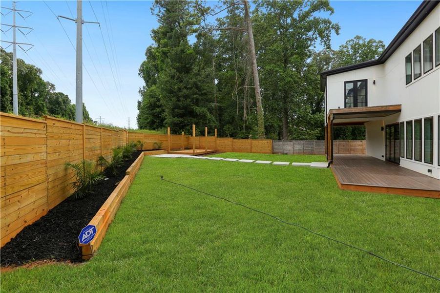 Exterior details and patio area of a home in , Atlanta (Image 3).