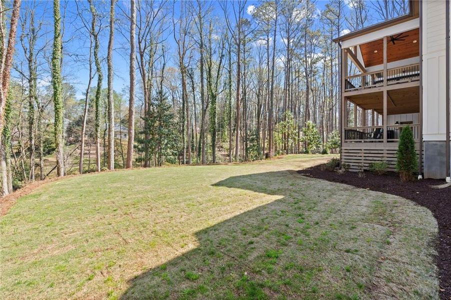 Exterior details and patio area of a home in , Marietta (Image 36). Exterior details and patio area of a home in , Marietta (Image 36).