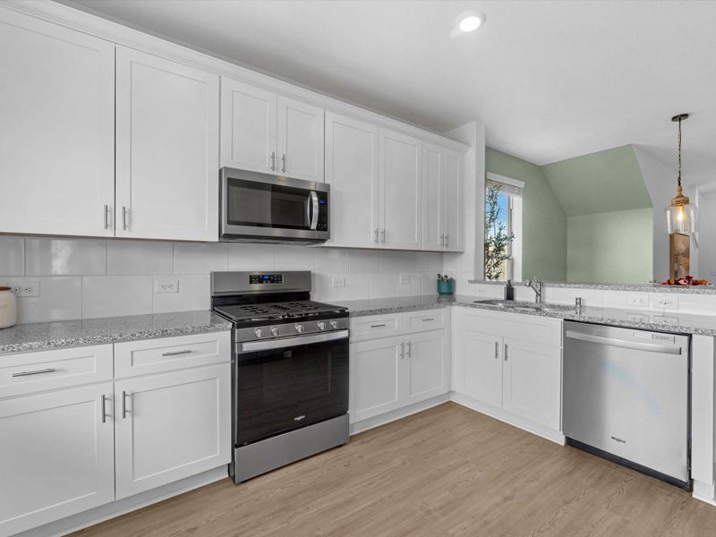 Furnished interior view inside a new home in Mavera, Conroe (Image 10).