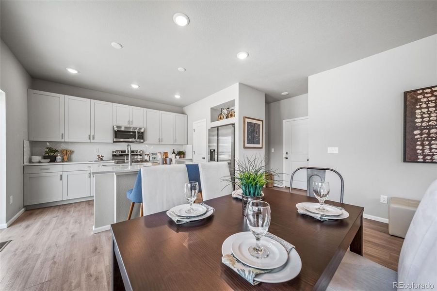 Furnished interior view inside a new home in , Aurora (Image 4).