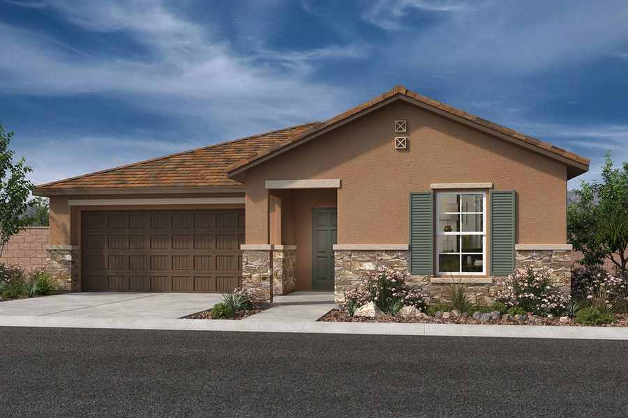 Exterior C with optional stone