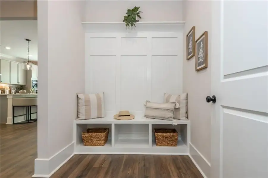 Furnished interior view inside a new home in , Flowery Branch (Image 6).