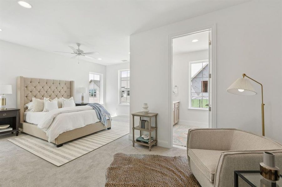 Furnished interior view inside a new home in , Dallas (Image 13).