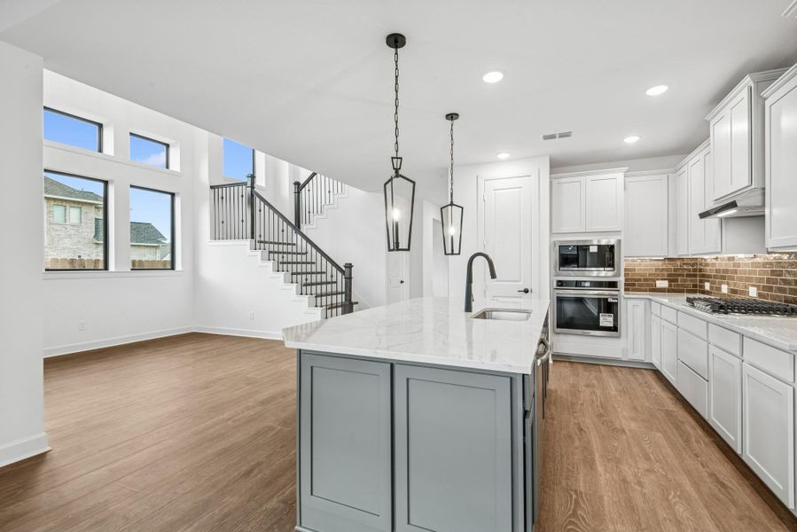 Furnished interior view inside a new home in Riceland 50’ Front Load Homesites, Mont Belvieu (Image 5).