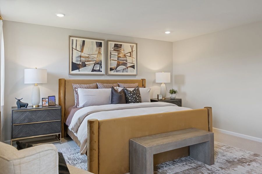 Representative furnished interior of a home built from the 2338 Modeled by KB Home in Cottages at Clovis Point, Kings Mountain (Image 13).