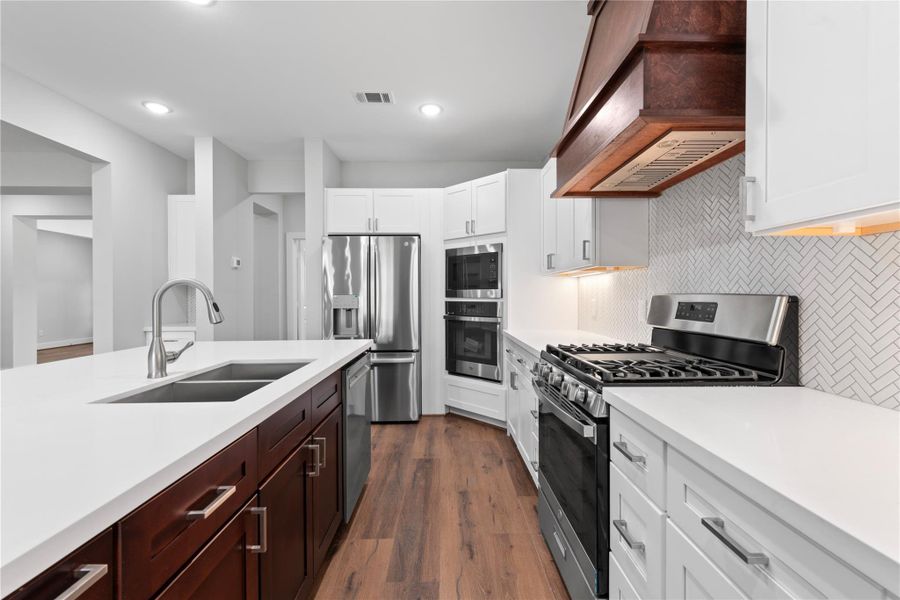 Furnished interior view inside a new home in , Pasadena (Image 6). Furnished interior view inside a new home in , Pasadena (Image 6).