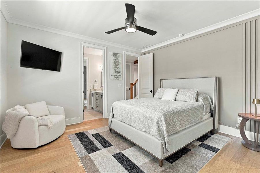 Furnished interior view inside a new home in , Newnan (Image 11).