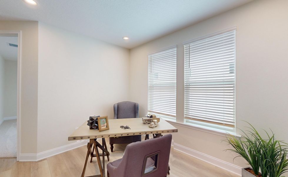 Representative furnished interior of a home built from the Bartram - B - Townhome Series by ICI Homes in West End at Town Center, Ponte Vedra (Image 7). Representative furnished interior of a home built from the Bartram - B - Townhome Series by ICI Homes in West End at Town Center, Ponte Vedra (Image 7).