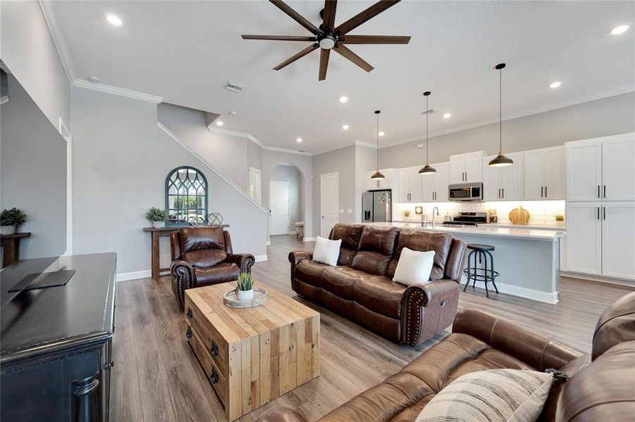 Furnished interior view inside a new home in Marisol Pointe at MiraBay Florida Series, Apollo Beach (Image 32).