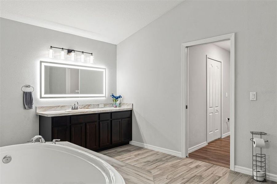 Furnished interior view inside a new home in , Weeki Wachee (Image 45).