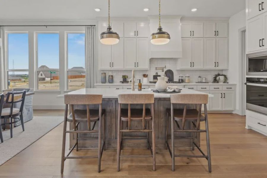Furnished interior view inside a new home in Uptown Celina, Celina (Image 10).
