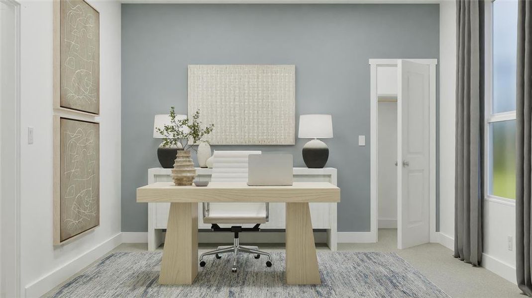 Furnished interior view inside a new home in , Pilot Point (Image 19).