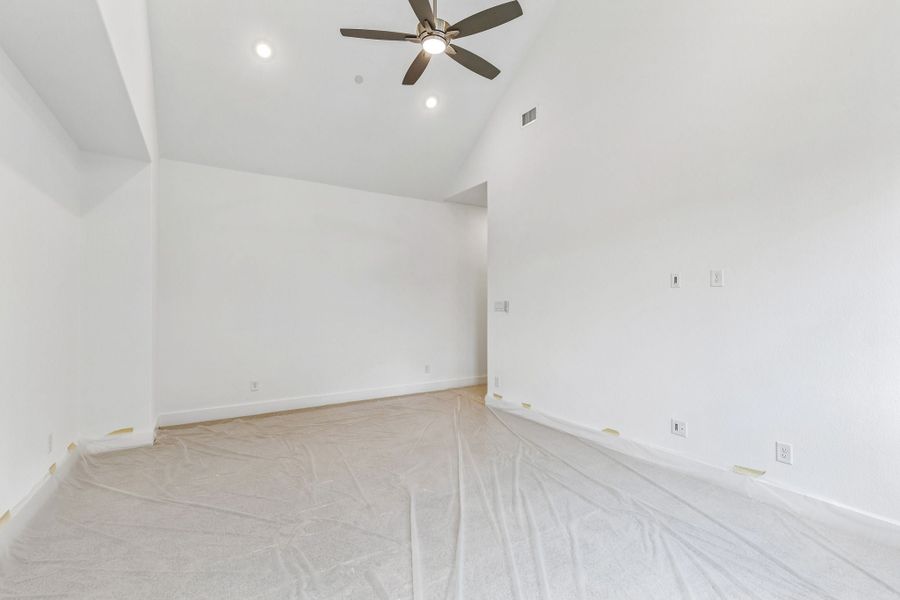Spacious, unfurnished interior of a new home in Newman Village Townhomes, Frisco (Image 23). Spacious, unfurnished interior of a new home in Newman Village Townhomes, Frisco (Image 23).