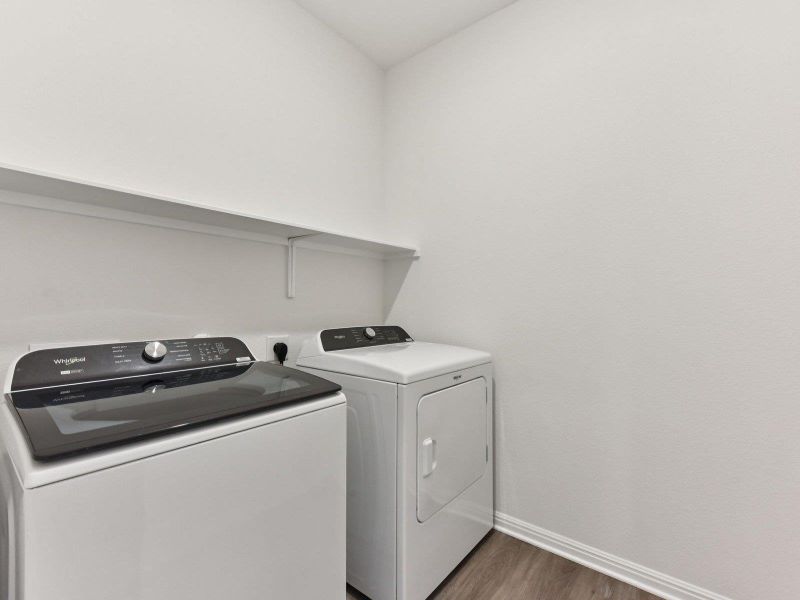 Photo is not of the actual home, but is an inspirational photo of builder’s model home and may depict options, furnishings, and/or decorator features that are not included