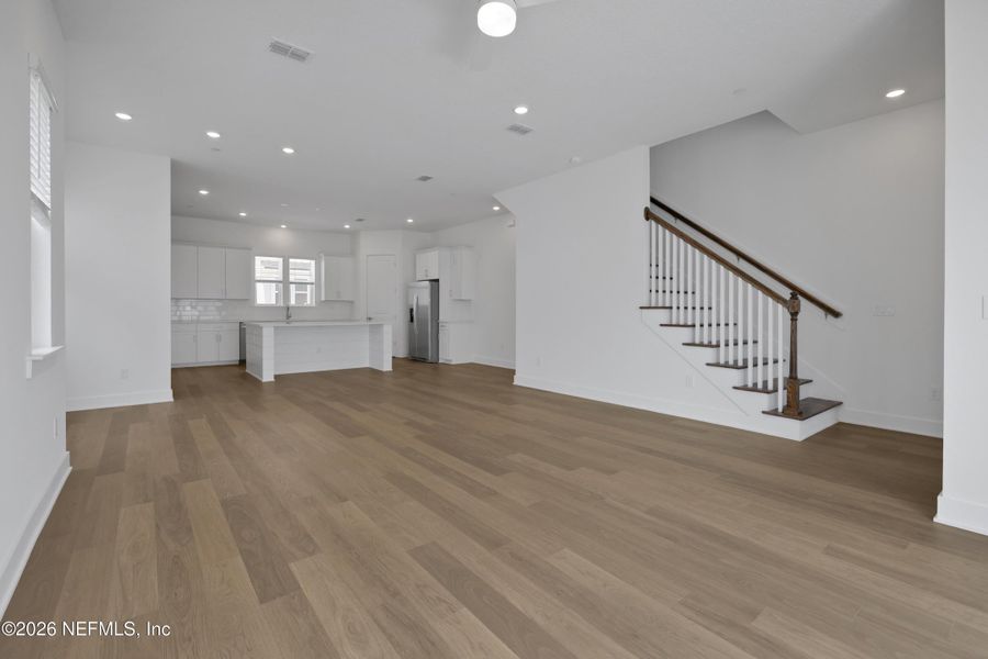 Spacious, unfurnished interior of a new home in North Beach Townhomes, Jacksonville Beach (Image 22). Spacious, unfurnished interior of a new home in North Beach Townhomes, Jacksonville Beach (Image 22).
