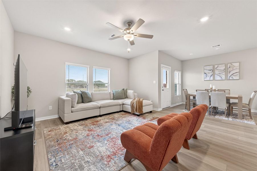 Furnished interior view inside a new home in Arabella on the Prairie, Richmond (Image 33).