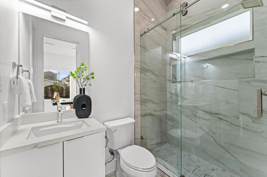 Furnished interior view inside a new home in , Houston (Image 46).