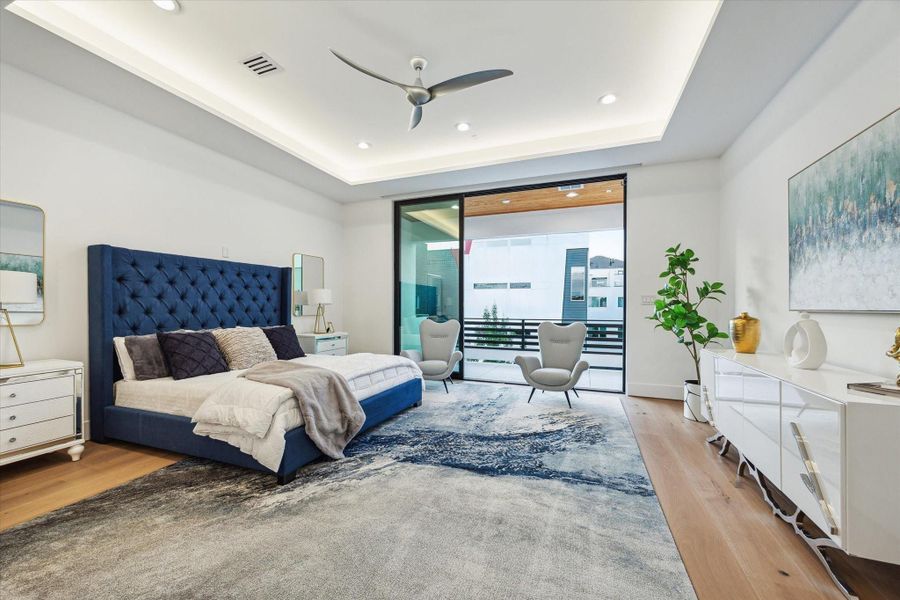 Furnished interior view inside a new home in , Houston (Image 4).