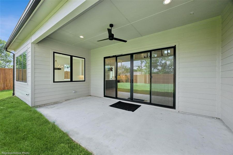 Covered Back Patio