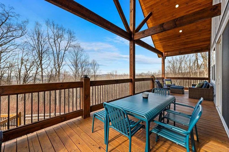 Exterior details and patio area of a home in , Talking Rock (Image 31).