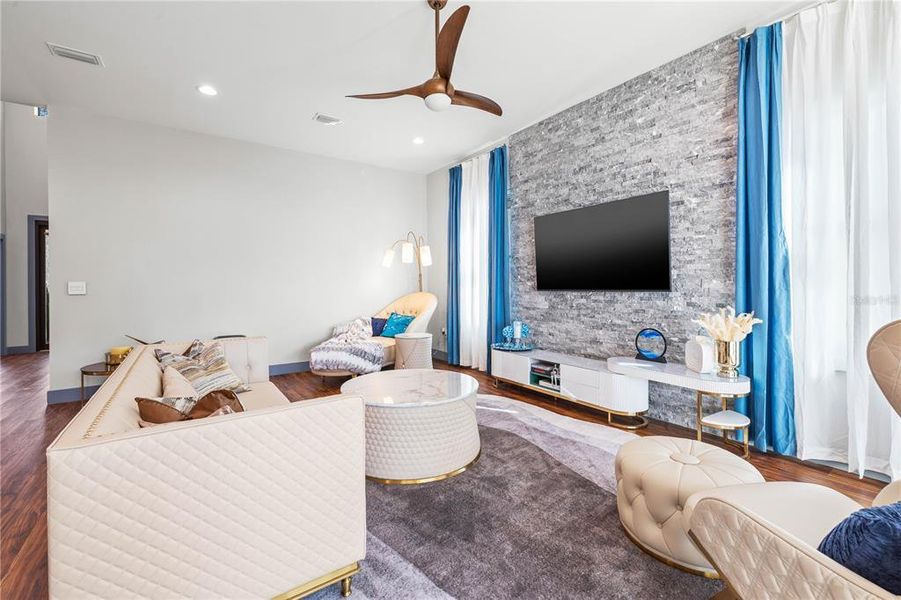 Furnished interior view inside a new home in , Gulfport (Image 6).